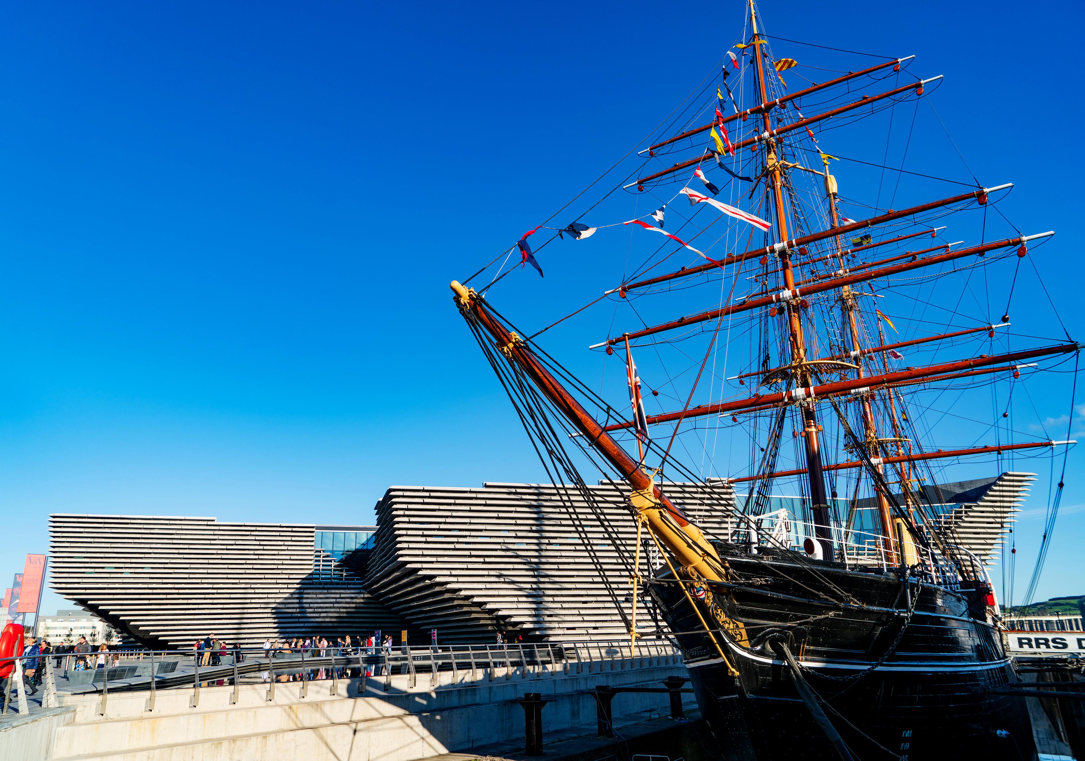 RRS Discovery at Discover Point in Dundee - one of the best family days out in the UK